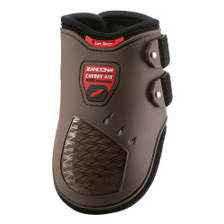 Protège-boulets Velcro Zandona Carbon Air Marron