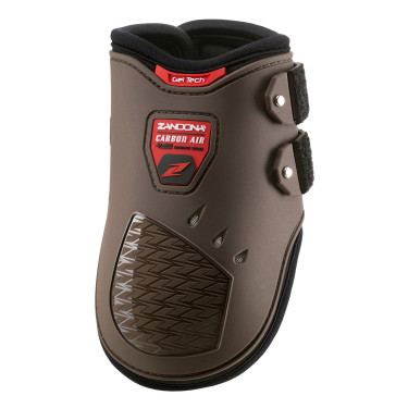 Protège-boulets Velcro Zandona Carbon Air Marron