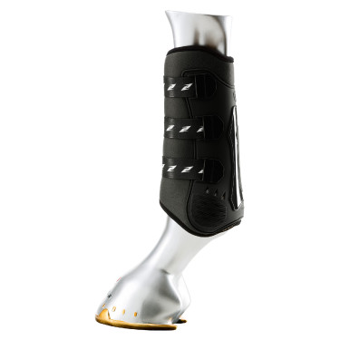 Achterste dressuurpeesbeschermers Zandona King Carbon Air Zwart Achterste dressuurpeesbeschermers Zandona King Carbon Air Zwart