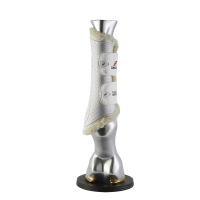 Guêtres micro-perforé mouton Zandona Turnout Air postérieurs Blanc Guêtres micro-perforé mouton Zandona Turnout Air postérieurs Blanc