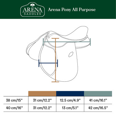 Selle Arena mixte poney Selle Arena mixte poney