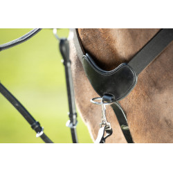 Collier de chasse 5 points HFI Noir Collier de chasse 5 points HFI Noir