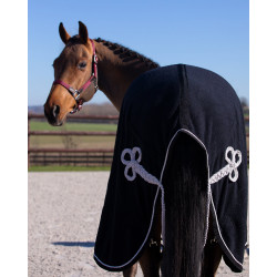 Couverture Fleece Show HFI Noir / argenté Couverture Fleece Show HFI Noir / argenté