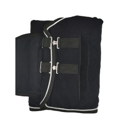 Couverture Fleece Show HFI Noir / argenté Couverture Fleece Show HFI Noir / argenté