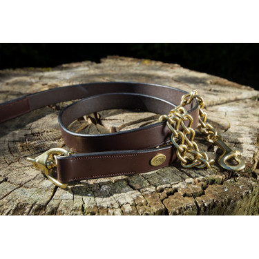 Longe de présentation cuir HFI Marron