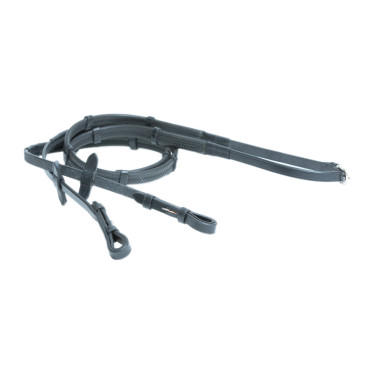 Rênes caoutchouc souple et cuir HFI Rênes caoutchouc souple et cuir HFI