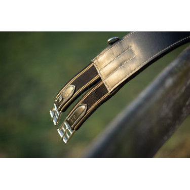 HFI Evo buikflapsingel leer Zwart