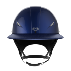GPA 4S Speed Air TLS helm met kunstlederen vizier Glanzende marine Blauw GPA 4S Speed Air TLS helm met kunstlederen vizier Glanzende marine Blauw