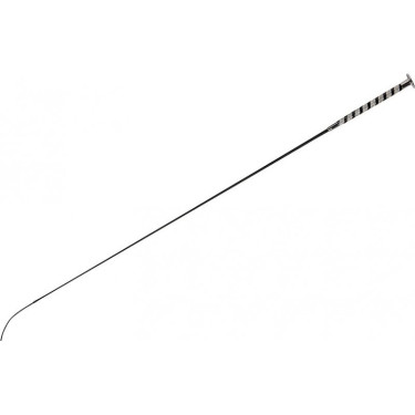 Cravache de dressage Whip & Go Diamond poignée nylon Noir Cravache de dressage Whip & Go Diamond poignée nylon Noir