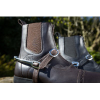 Lanières d'éperons cuir HFI Marron Lanières d'éperons cuir HFI Marron