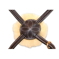 Bridon Fancy HFI Mexicaanse neusriem Bruin