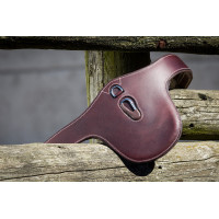 Sangle bavette chetak cuir HFI Master avec mousqueton Noir