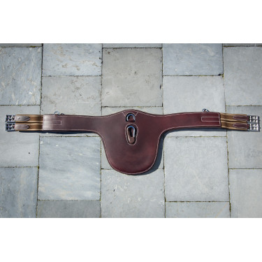 Sangle bavette chetak cuir HFI Master avec mousqueton Sangle bavette chetak cuir HFI Master avec mousqueton