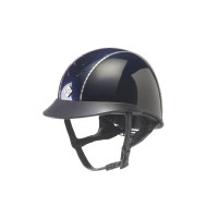 Casque Charles Owen Ayrbrush Reflection Marine brillant Bleu Casque Charles Owen Ayrbrush Reflection Marine brillant Bleu