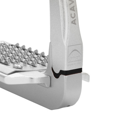 Étriers de sécurité Acavallo Rel-X 180 branche amovible Aluminium Argent