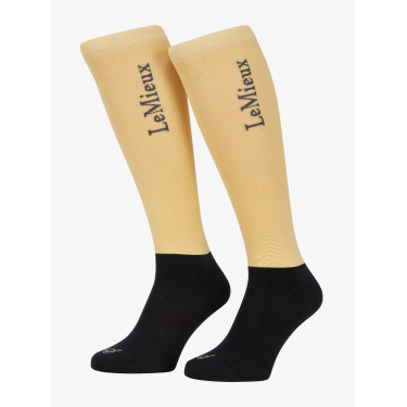Chaussettes de concours LeMieux 2 paires Mimosa