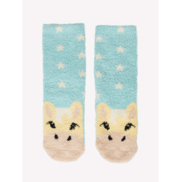 Chaussettes LeMieux Mini Fluffy Character Lemon Jaune Chaussettes LeMieux Mini Fluffy Character Lemon Jaune