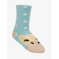 Chaussettes LeMieux Mini Fluffy Character Chancer Marron