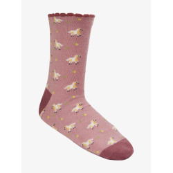 Chaussettes Mini LeMieux Fluffy Character par 2 Lemon Jaune