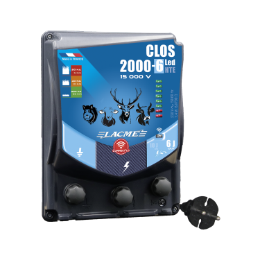 Schrikdraadapparaat Lacmé Clos 2000-6 LED Connect'LD Schrikdraadapparaat Lacmé Clos 2000-6 LED Connect'LD