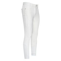Pantalon d'équitation Euro-Star Camillo FullGrip homme Blanc