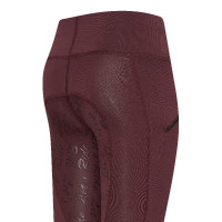 Legging d'équitation Easy Rider Dietse FullGrip enfant Prune