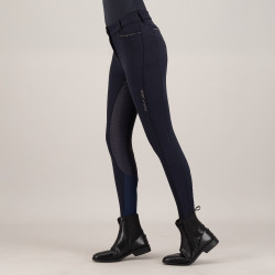 Pantalon d'équitation Euro-Star Arielle Snow FullGrip Night Bleu
