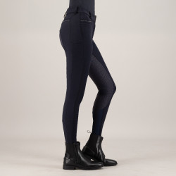 Pantalon d'équitation Euro-Star Arielle Snow FullGrip Night Bleu