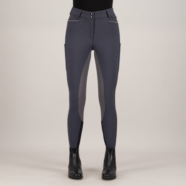 Pantalon d'équitation Euro-Star Arielle Snow FullGrip Magnet grey Gris