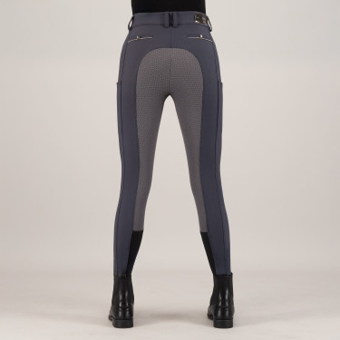 Pantalon d'équitation Euro-Star Arielle Snow FullGrip Magnet grey Gris