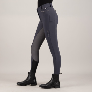 Pantalon d'équitation Euro-Star Arielle Snow FullGrip Magnet grey Gris