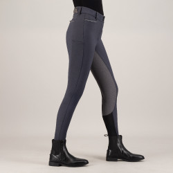 Pantalon d'équitation Euro-Star Arielle Snow FullGrip Magnet grey Gris