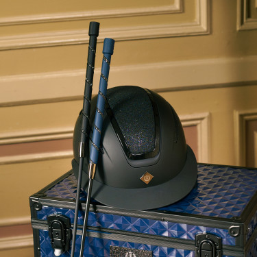 Cravache de dressage Imperial Riding Regal Shine Bleu marine Cravache de dressage Imperial Riding Regal Shine Bleu marine