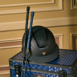 Dressuurzweep Imperial Riding Regal Shine Marineblauw