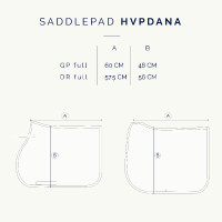 Zadelpad HV Polo Dana Dressuur Natuurlijk Bruin Zadelpad HV Polo Dana Dressuur Natuurlijk Bruin