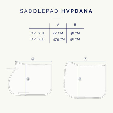 Zadelpad HV Polo Dana Dressuur Zadelpad HV Polo Dana Dressuur