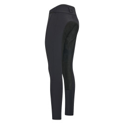 Pantalon d'équitation Easy Rider Queen Diamond Fond de peau Noir
