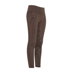 Legging d'équitation Easy Rider Dietse FullGrip enfant Terre Marron Legging d'équitation Easy Rider Dietse FullGrip enfant Terre Marron