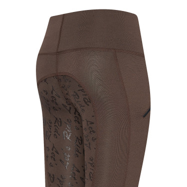 Legging d'équitation Easy Rider Dietse FullGrip enfant Terre Marron Legging d'équitation Easy Rider Dietse FullGrip enfant Terre Marron