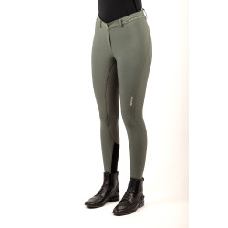 Pantalon d'équitation Euro-star Equitation Queen Diamond FullGrip été Gris castor