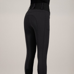 Legging d'équitation Euro-Star Athletic leanline FullGrip Noir