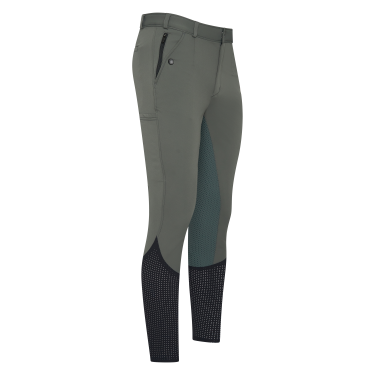 Pantalon d'équitation Euro-Star Marco FullGrip Castor foncé Gris