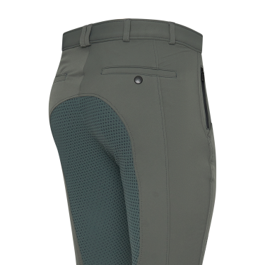 Pantalon d'équitation Euro-Star Marco FullGrip Castor foncé Gris