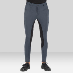 Pantalon d'équitation Euro-star Gabriel Grip Connect Full Gris magnet
