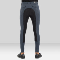 Pantalon d'équitation Euro-star Gabriel Grip Connect Full Gris magnet
