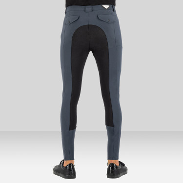 Pantalon d'équitation Euro-star Gabriel Grip Connect Full Gris magnet