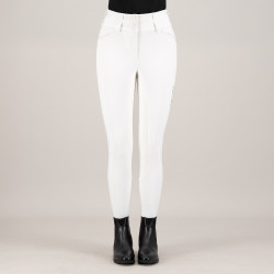 Pantalon d'équitation Euro-Star Aurelia Competition Grip Connect Full Blanc / rose gold Pantalon d'équitation Euro-Star Aurelia Competition Grip Connect Full Blanc / rose gold