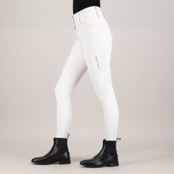 Pantalon d'équitation Euro-Star Aurelia Competition Grip Connect Full Blanc / rose gold Pantalon d'équitation Euro-Star Aurelia Competition Grip Connect Full Blanc / rose gold