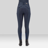 Pantalon d'équitation Euro-star Aurelia Diamond FullGrip Marine Bleu marine