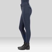 Pantalon d'équitation Euro-star Aurelia Diamond FullGrip Marine Bleu marine